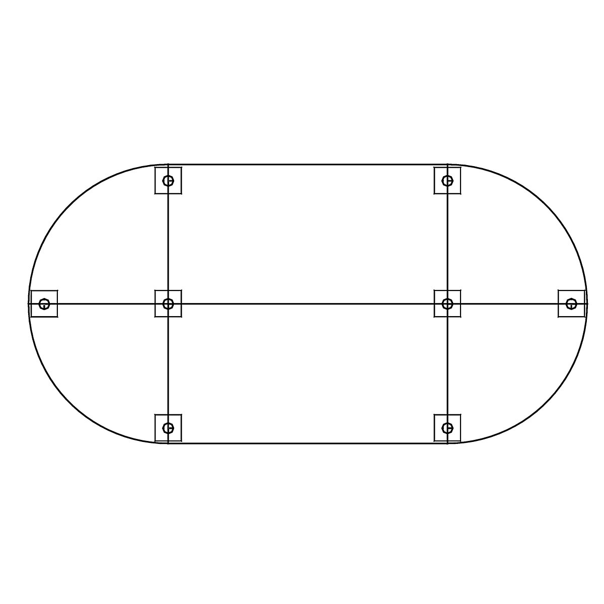Tablero para mesa de reuniones – eurokraft pro (Imagen del producto 8)-7