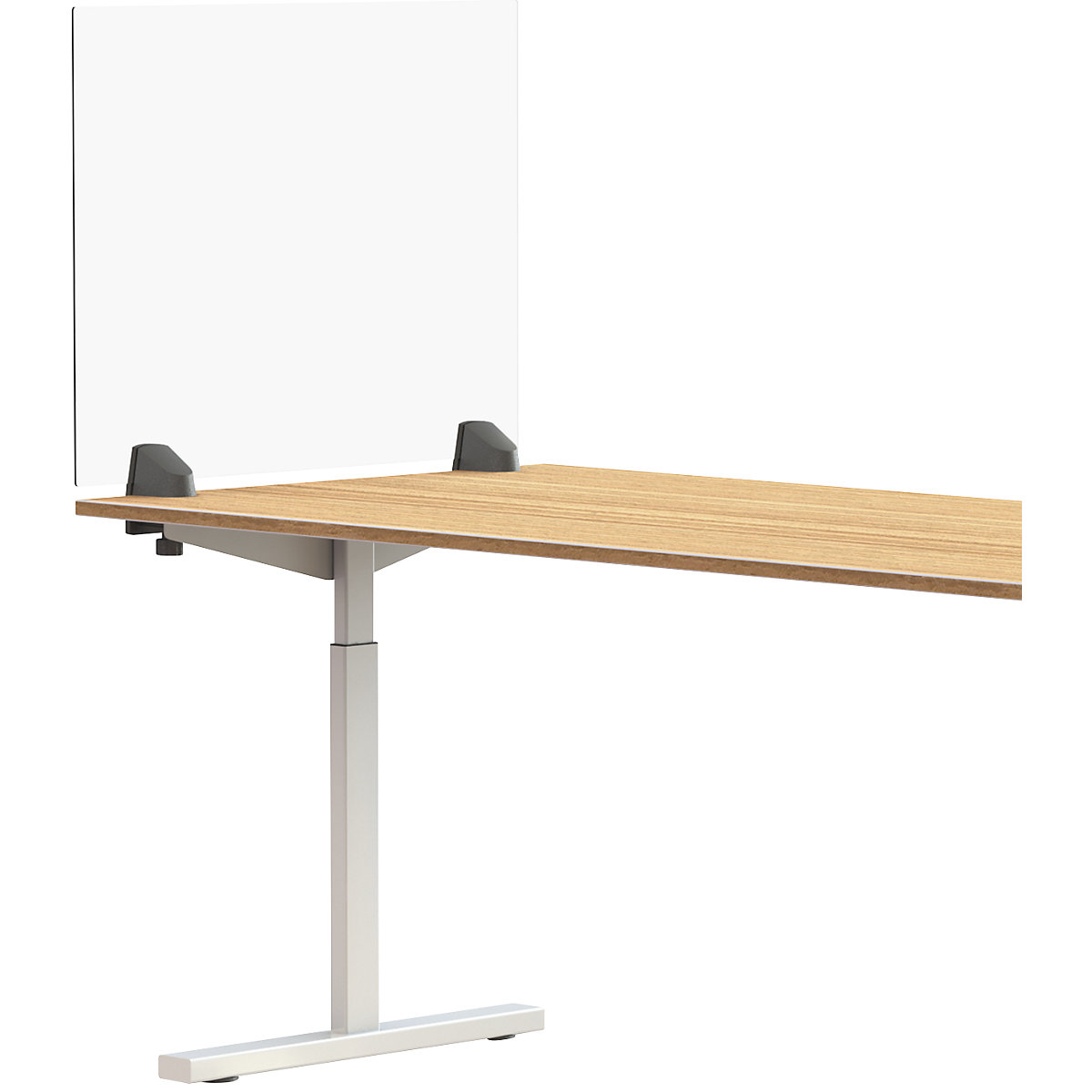 Pared separadora sobre la mesa para puesto de trabajo doble – SMIT VISUAL