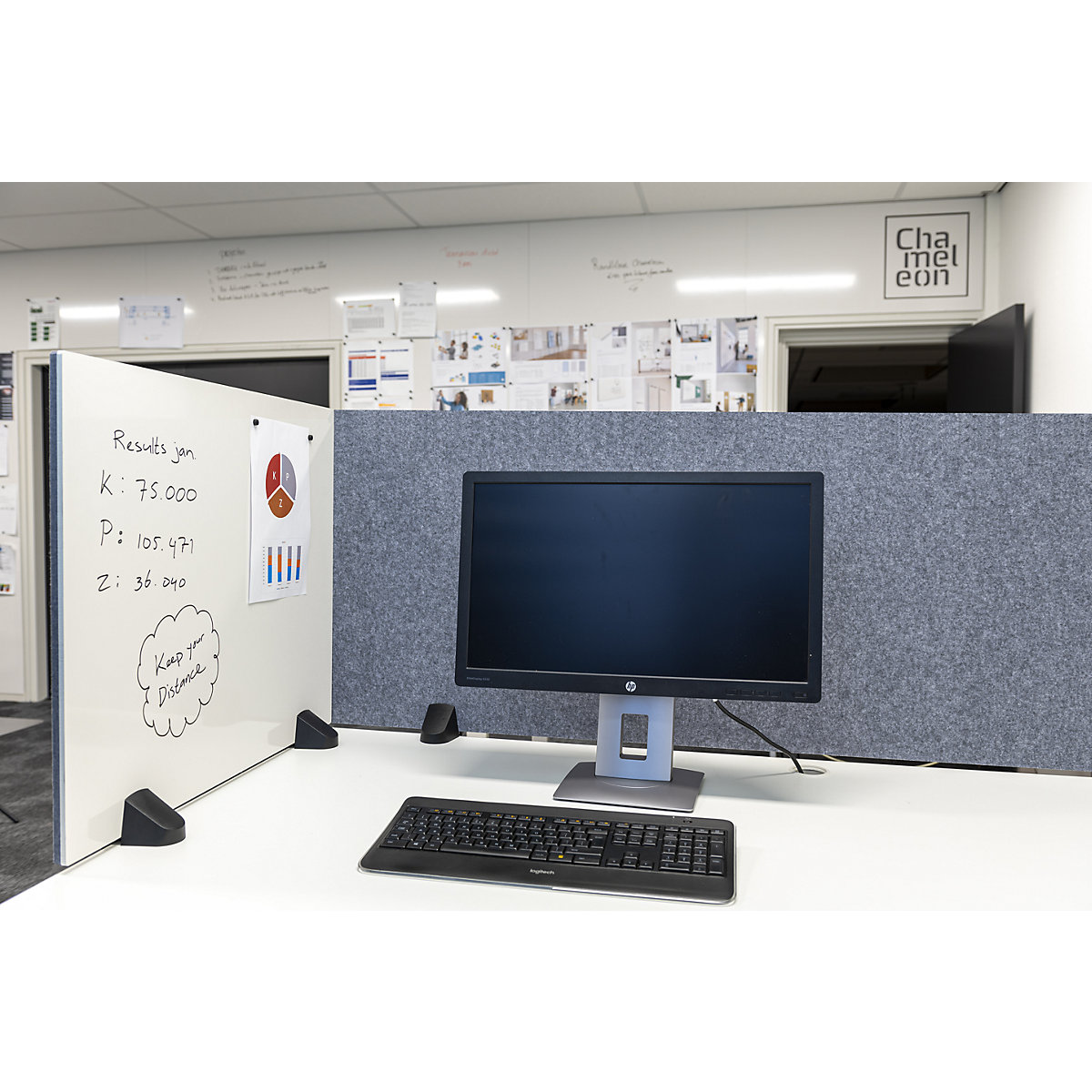 Pared separadora sobre la mesa para puesto de trabajo individual – SMIT VISUAL (Imagen del producto 2)-1