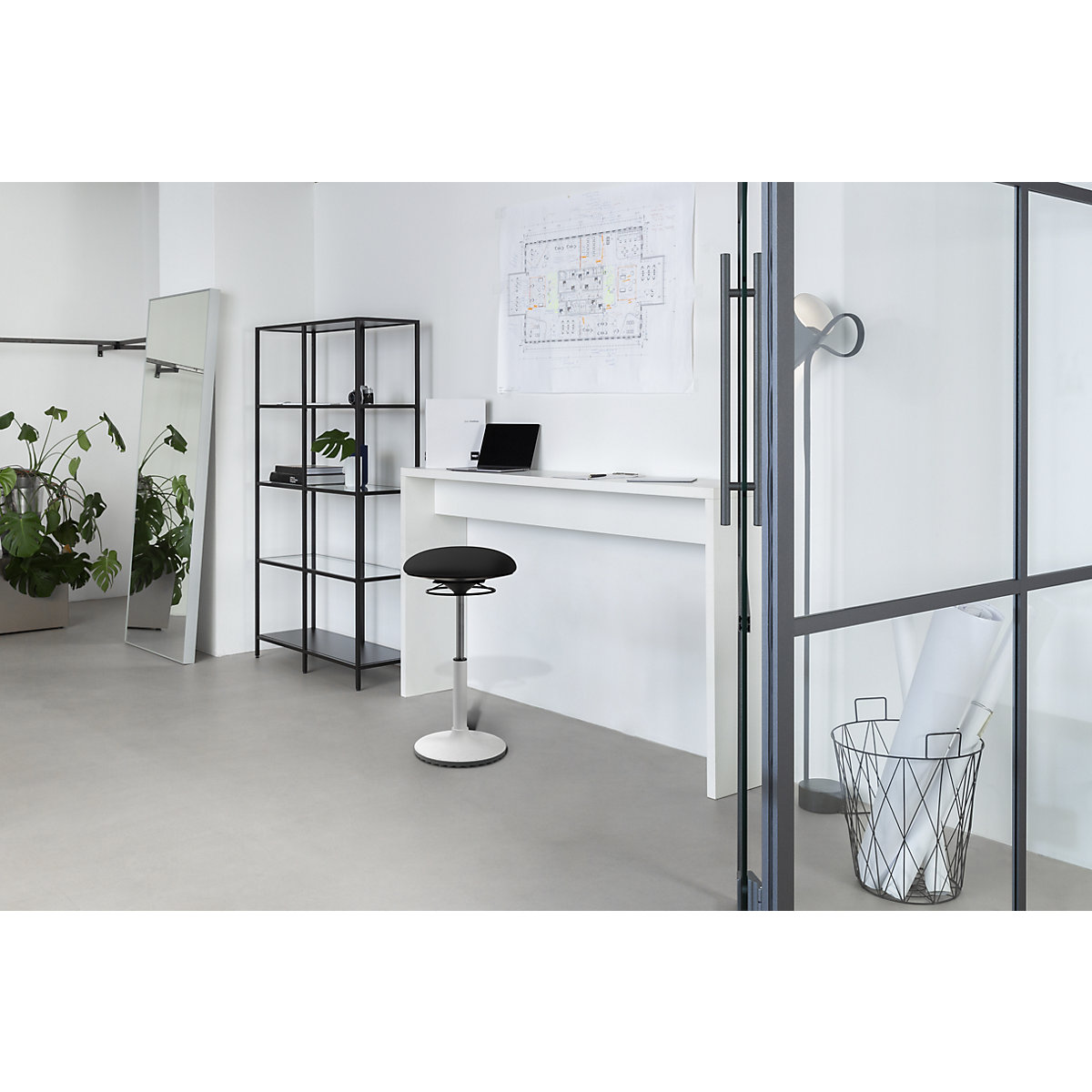 Taburete de oficina BBT Coach – Topstar (Imagen del producto 2)-1