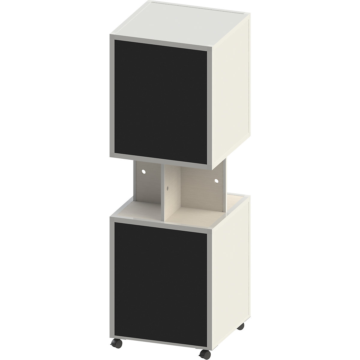 Columna informativa de chapa de acero, móvil