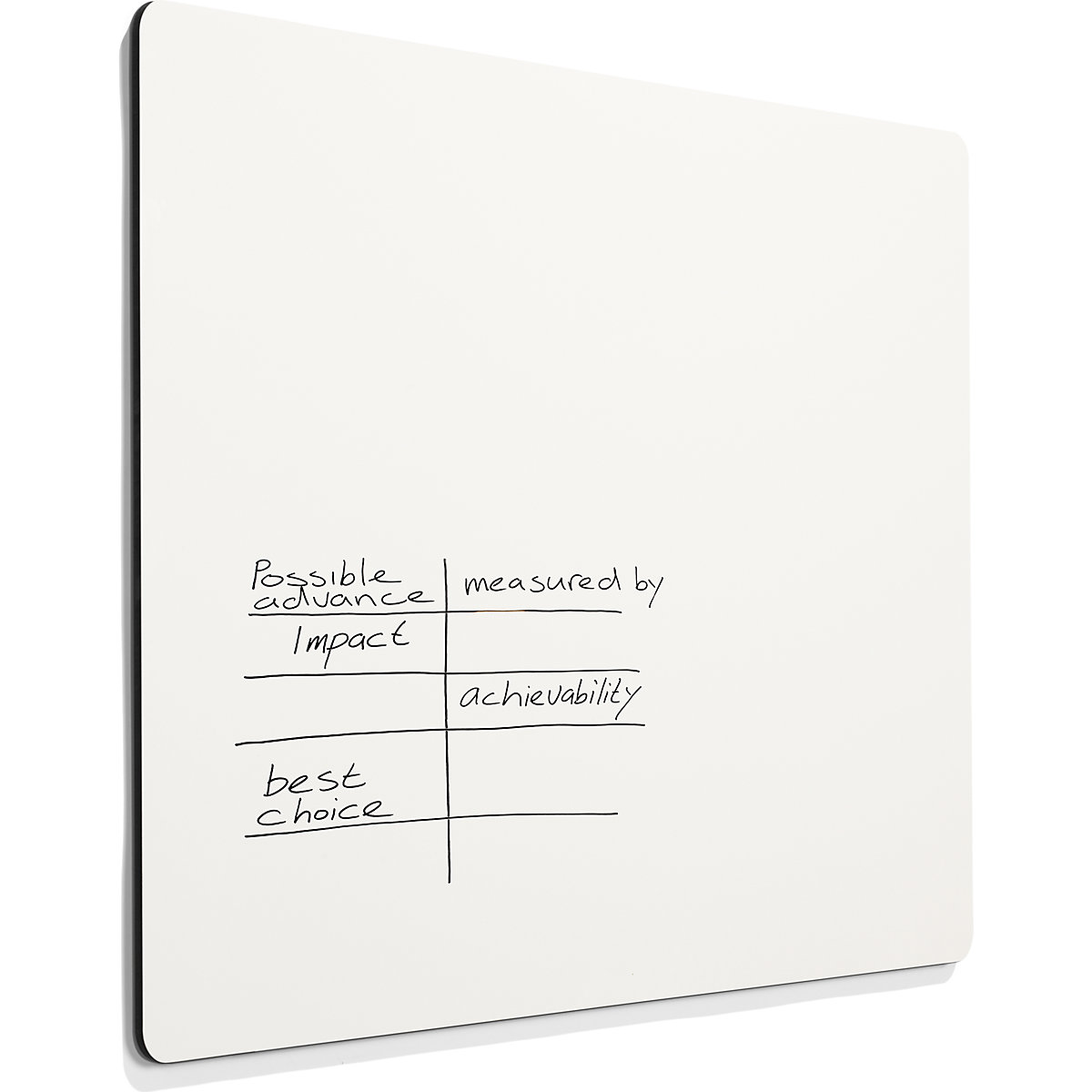 Pizarra blanca CURVA – Chameleon (Imagen del producto 2)-1