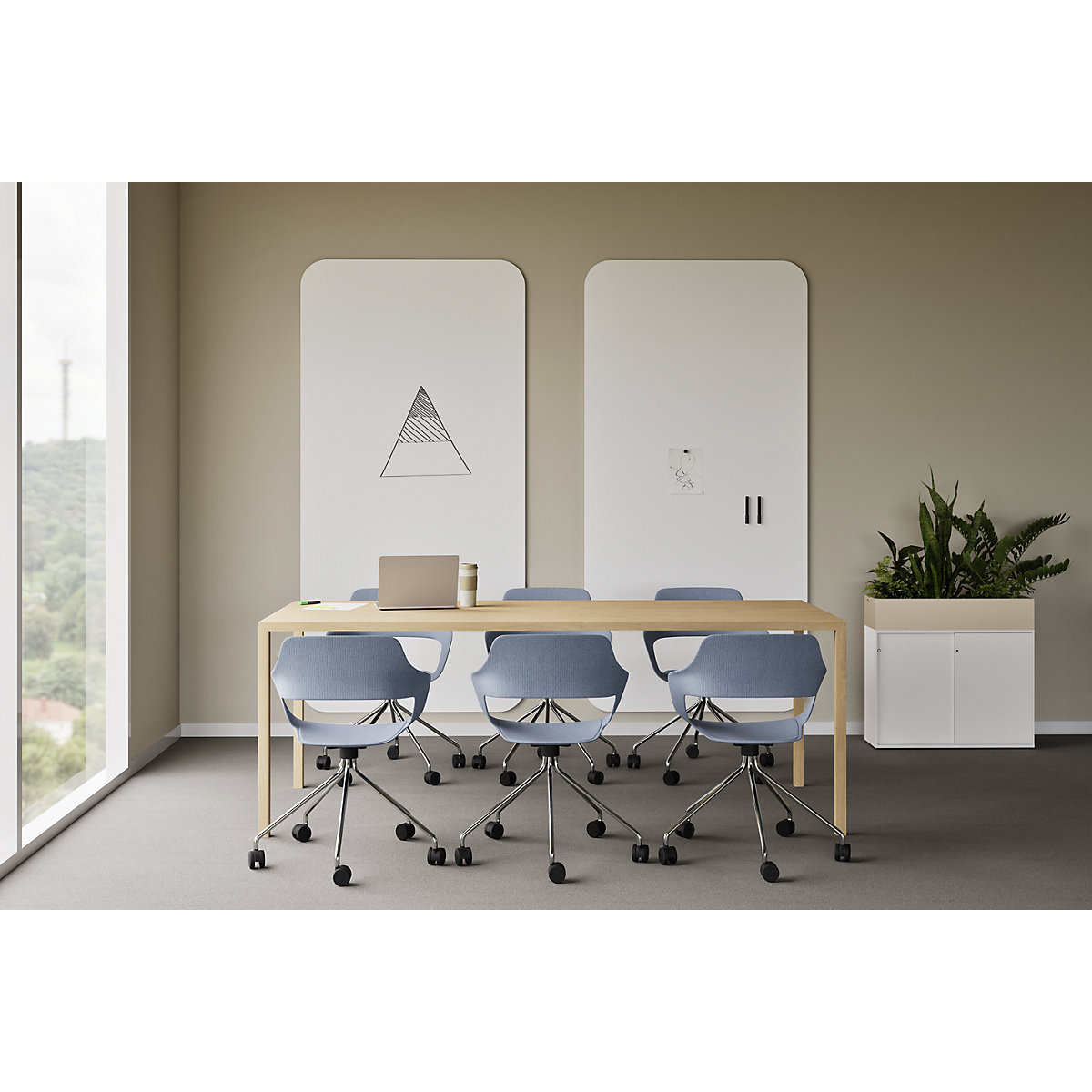 Pizarra blanca CURVA – Chameleon (Imagen del producto 10)-9