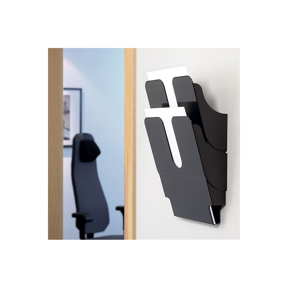 Bandeja para impresos FLEXIPLUS, para montaje en pared – DURABLE (Imagen del producto 3)-2