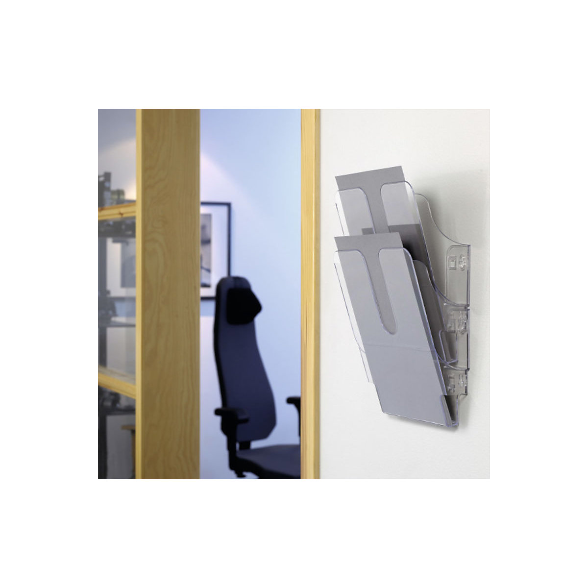 Bandeja para impresos FLEXIPLUS, para montaje en pared – DURABLE (Imagen del producto 3)-2