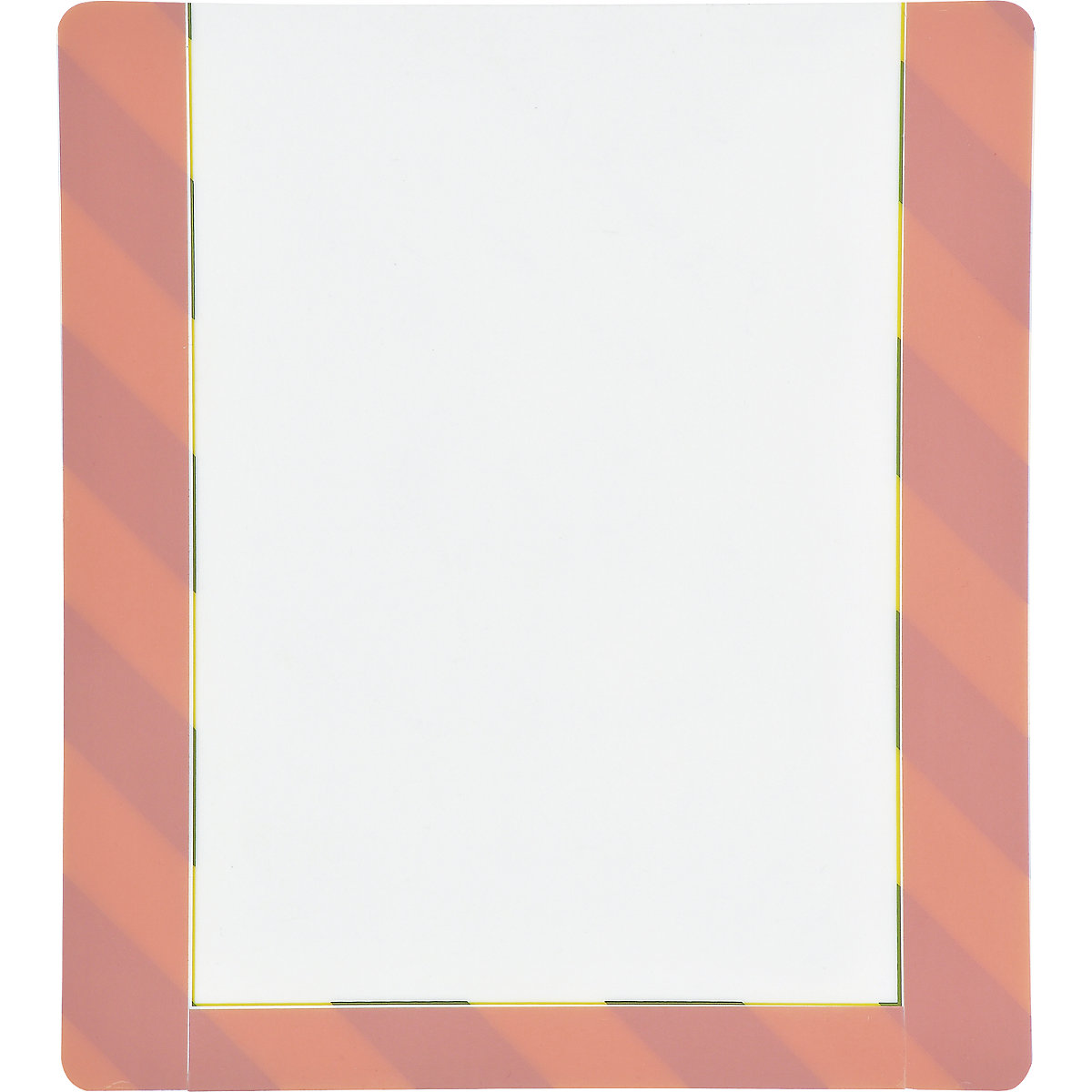 Kartica za označavanje poda, s ljepljivom trakom, pak. 10 kom., DIN A4, okvir u žutoj/crnoj boji