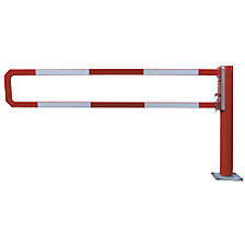 vruće pocinčano, dodatno praškasto lakirano u crvenoj boji