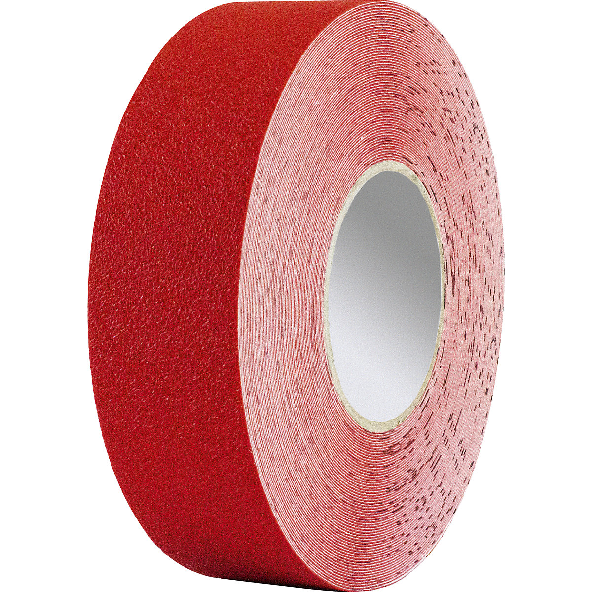 Traka za označavanje podova, prikladna za rad viličarom, vinil, širina 50 mm, u crvenoj boji-3