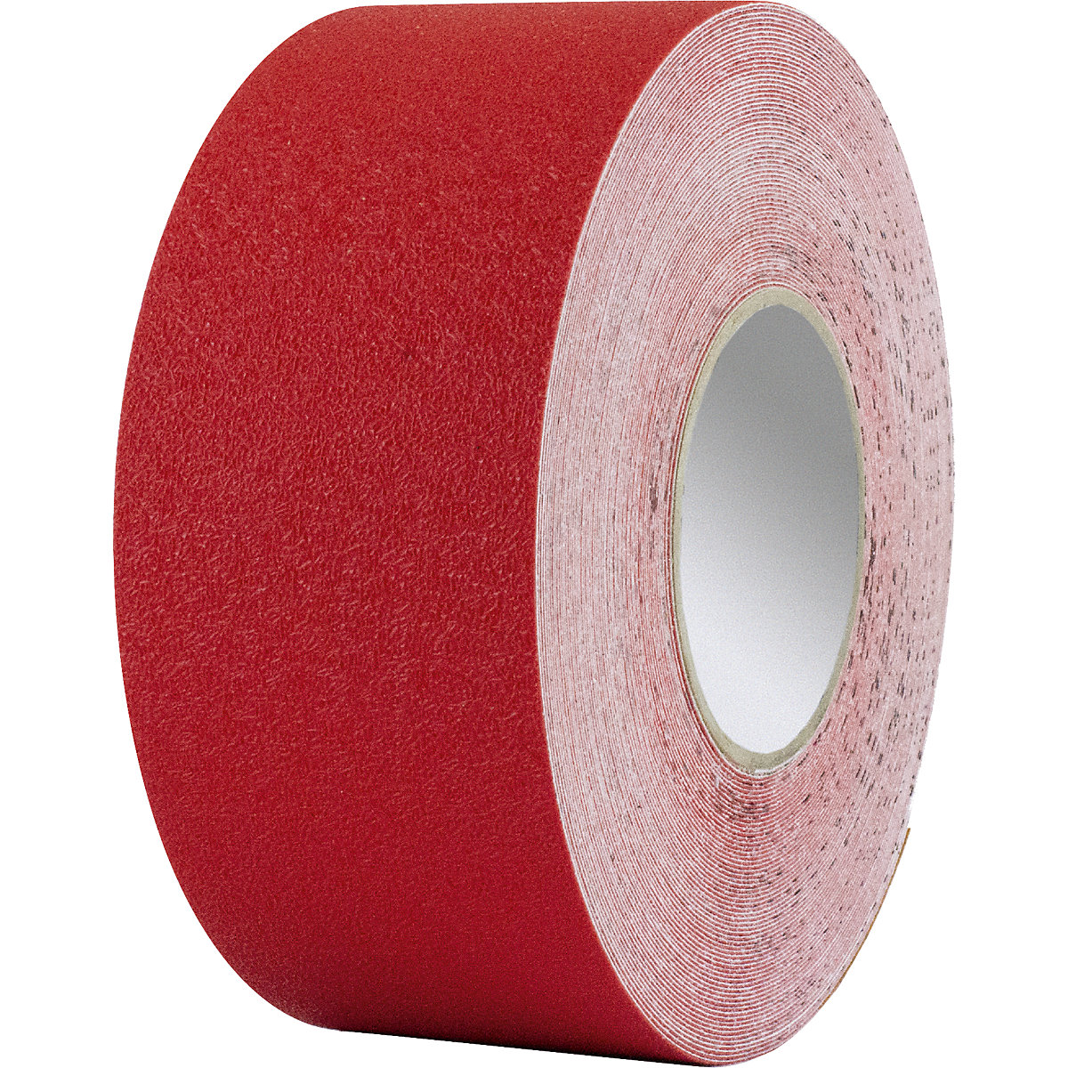 Traka za označavanje podova, prikladna za rad viličarom, vinil, širina 75 mm, u crvenoj boji-4