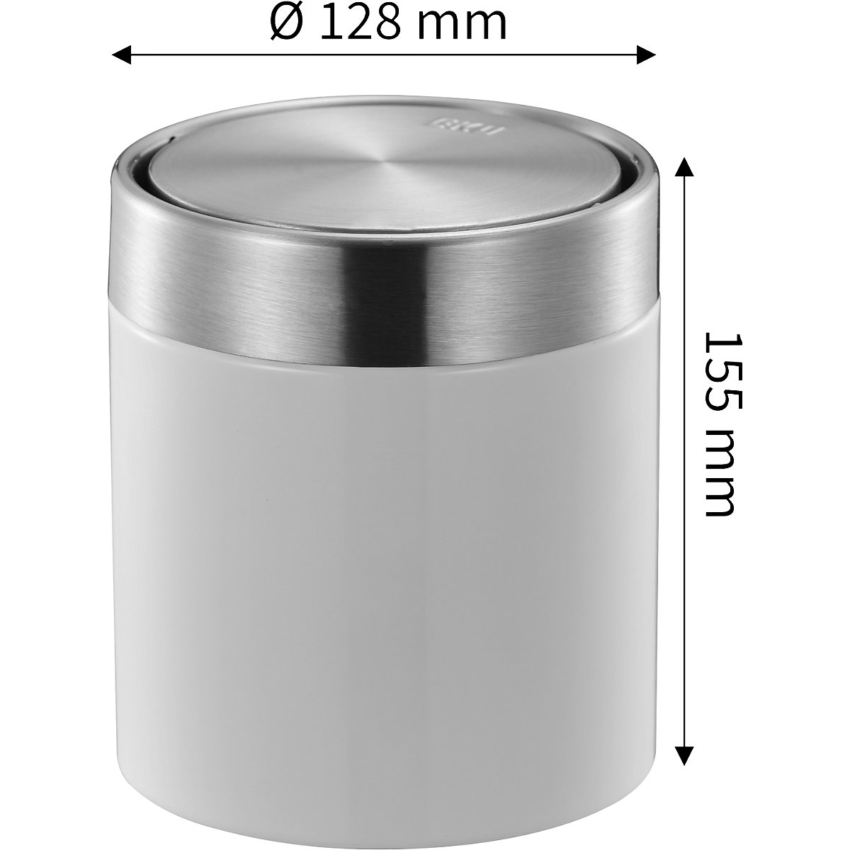 Stolna kanta za otpad, čelična – EKO (Prikaz proizvoda 5)-4