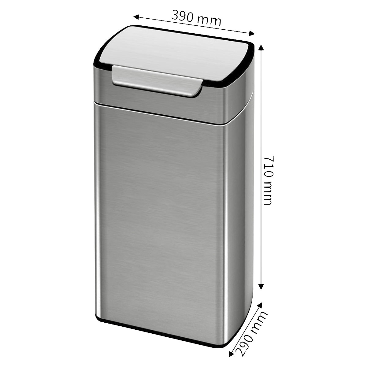 Koš za smeti, odpiranje na dotik – simplehuman (Slika izdelka 2)-1