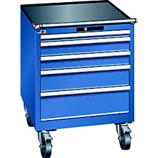 5 predalov, encijan modre barve