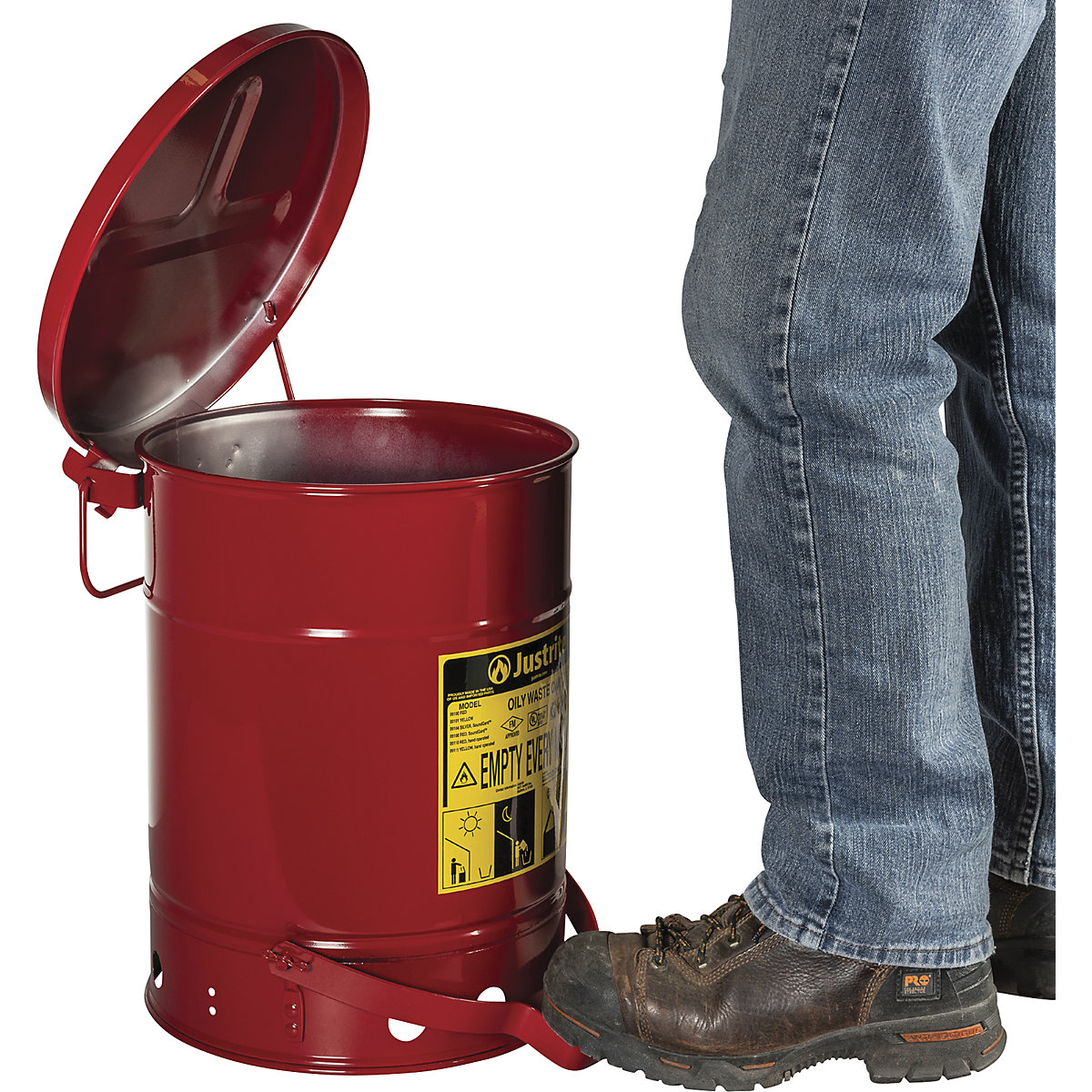Brandbeveiligingscontainer, plaatstaal – Justrite (Productafbeelding 5)-4