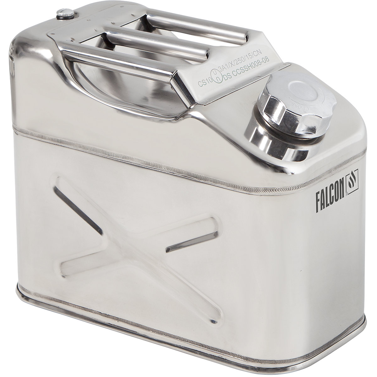Veiligheidsjerrycan met schroefdop en aftaptuit – FALCON (Productafbeelding 4)-3