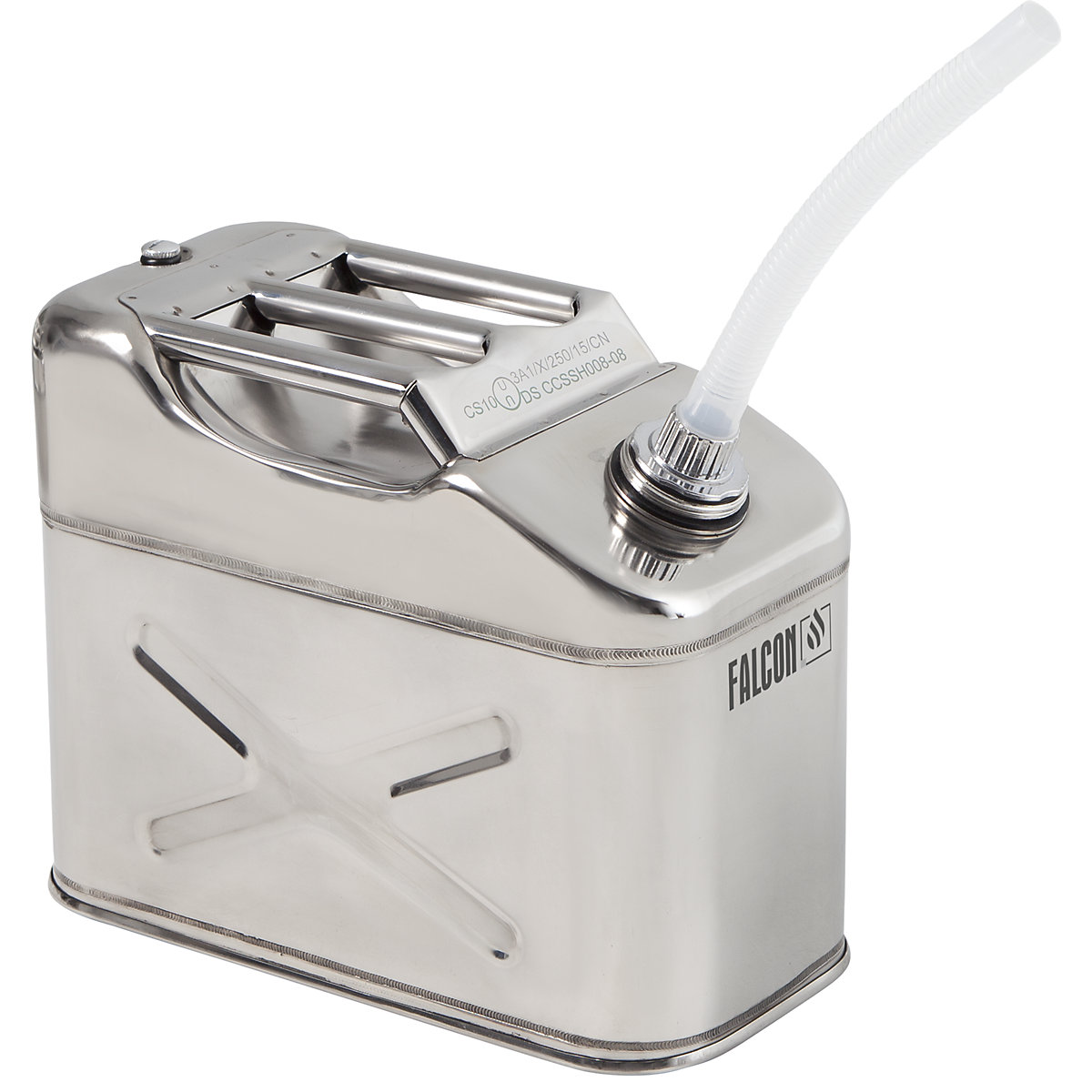 Veiligheidsjerrycan met schroefdop en aftaptuit – FALCON (Productafbeelding 7)-6