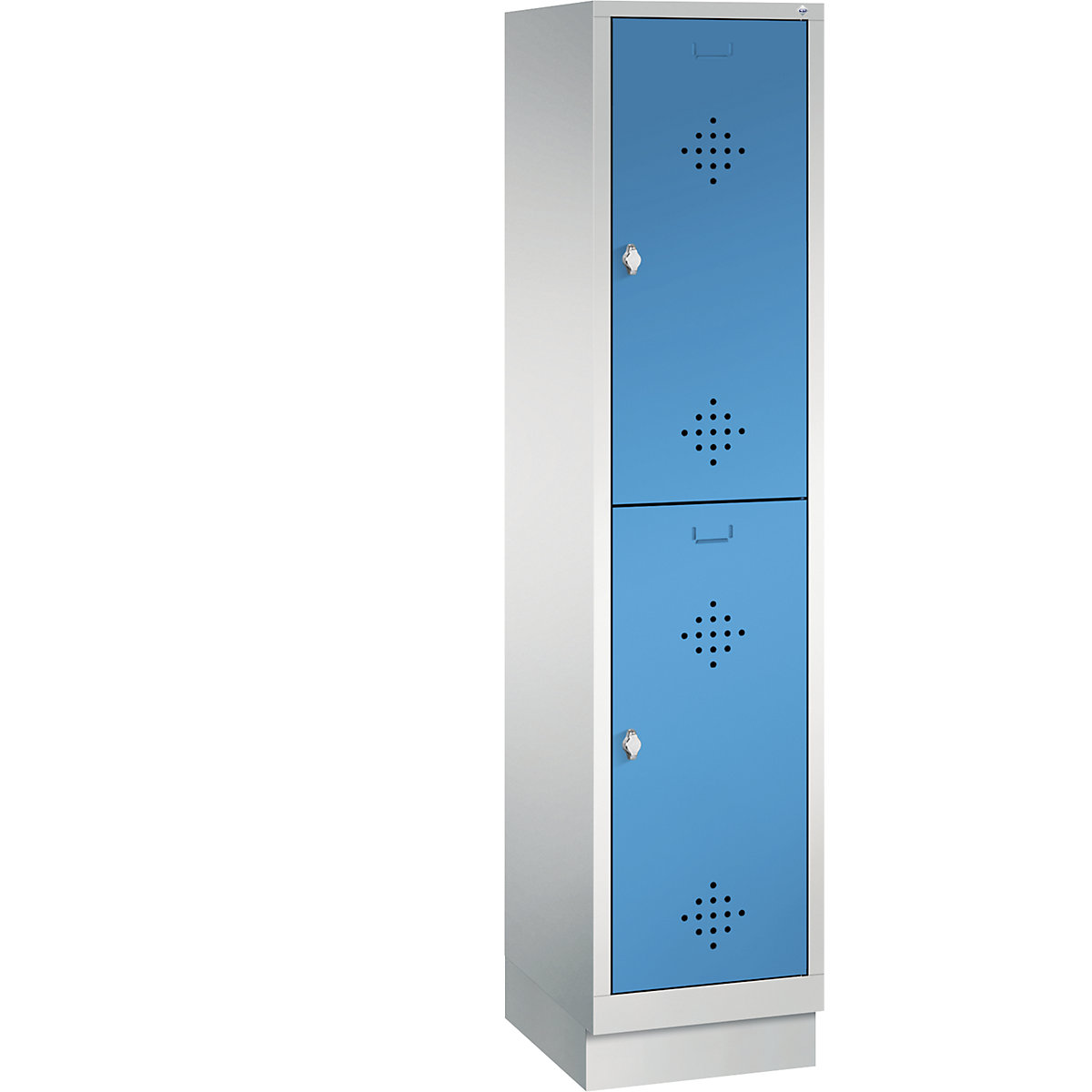 Garderobna omara CLASSIC s podnožjem in dvema nivojema – C+P