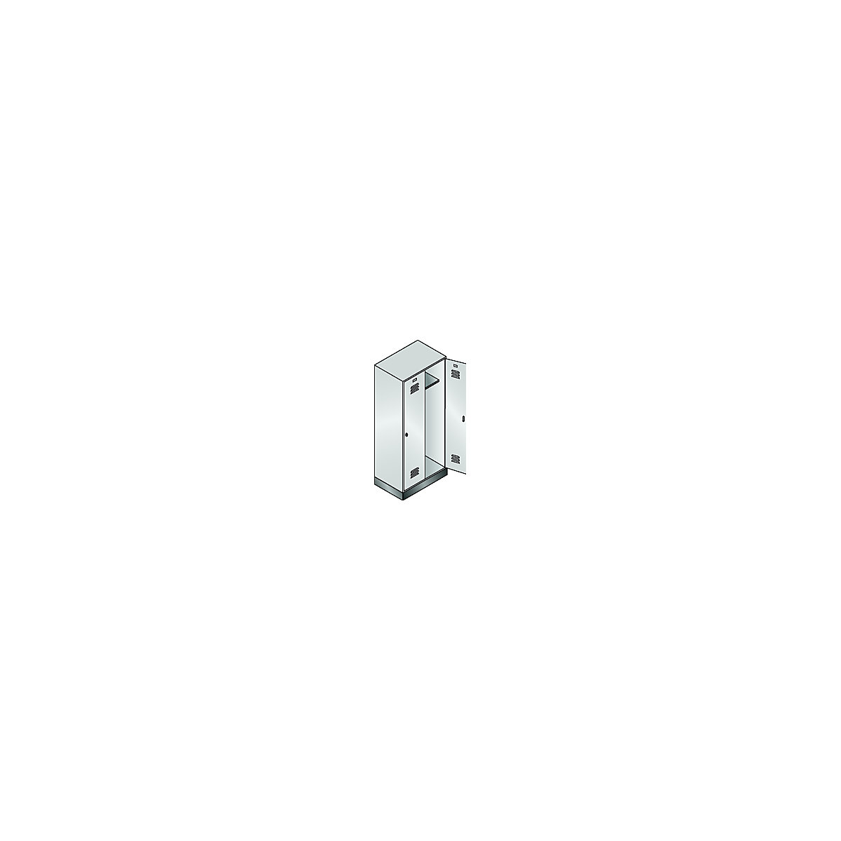 Garderobna omara CLASSIC s podnožjem – C+P (Slika izdelka 3)-2