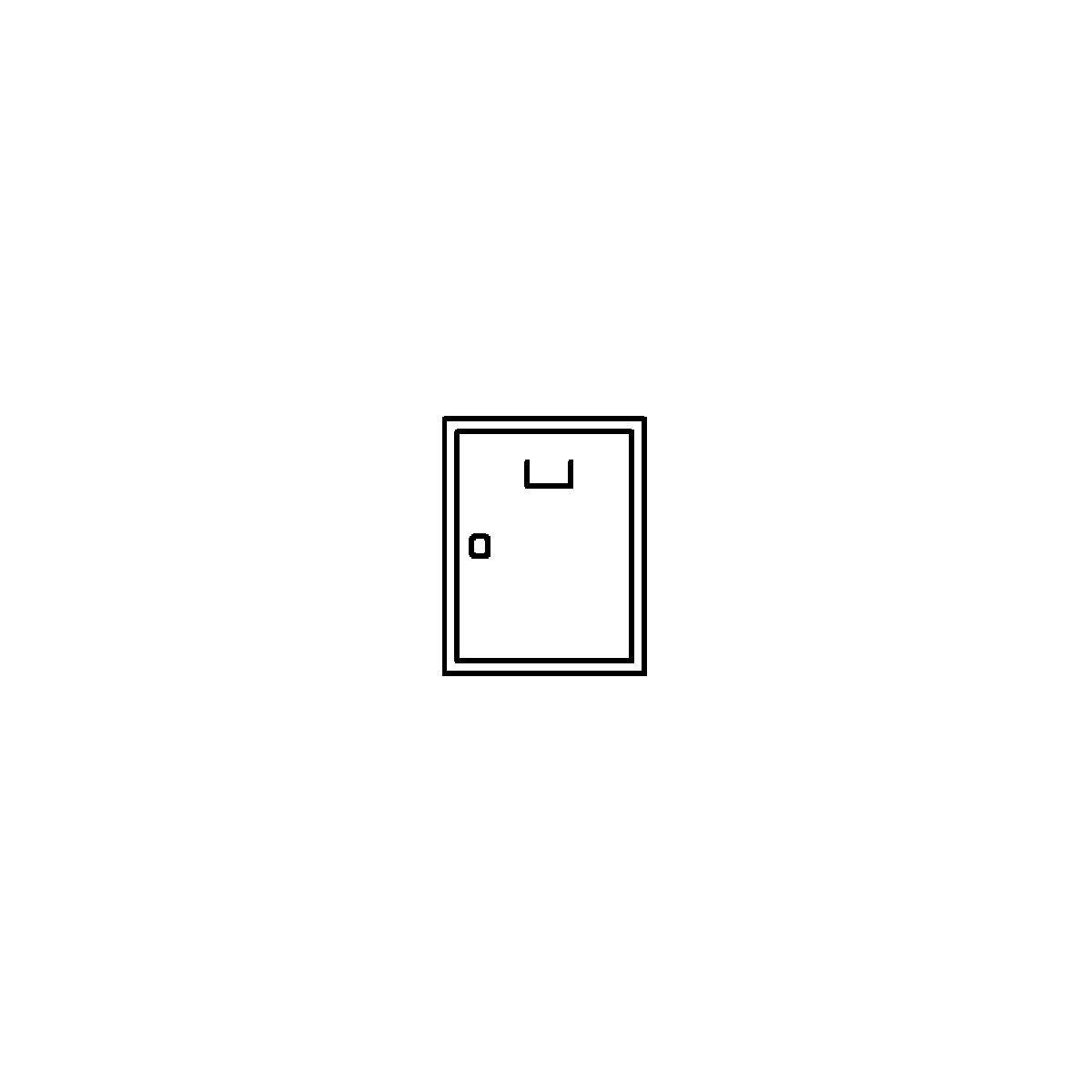 Kockasta omarica s ključavnico – Wolf (Slika izdelka 3)-2