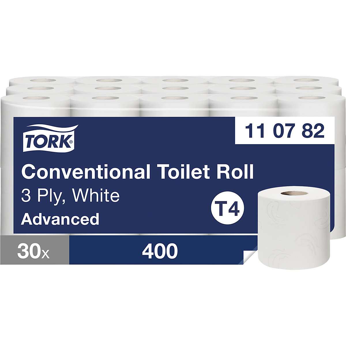 Toaletni papir v majhnih rolah, gospodinjska rola – TORK (Slika izdelka 4)-3