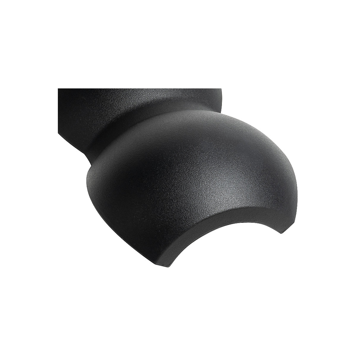 Komplet za proširenje valjka switchROLL, glatka dvostruka kugla – meychair ergonomics, dužina 295 mm, u crnoj boji-2