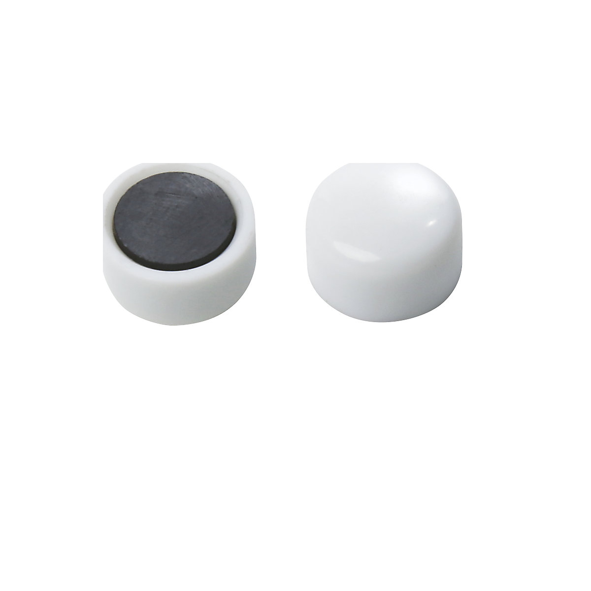 Okrugli magnet, plastika &ndash; eurokraft basic