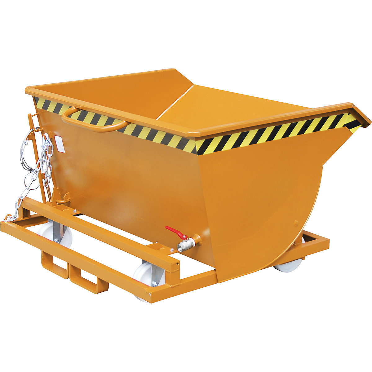 Kiepbak voor spaanders, met polyamide wielen – eurokraft pro