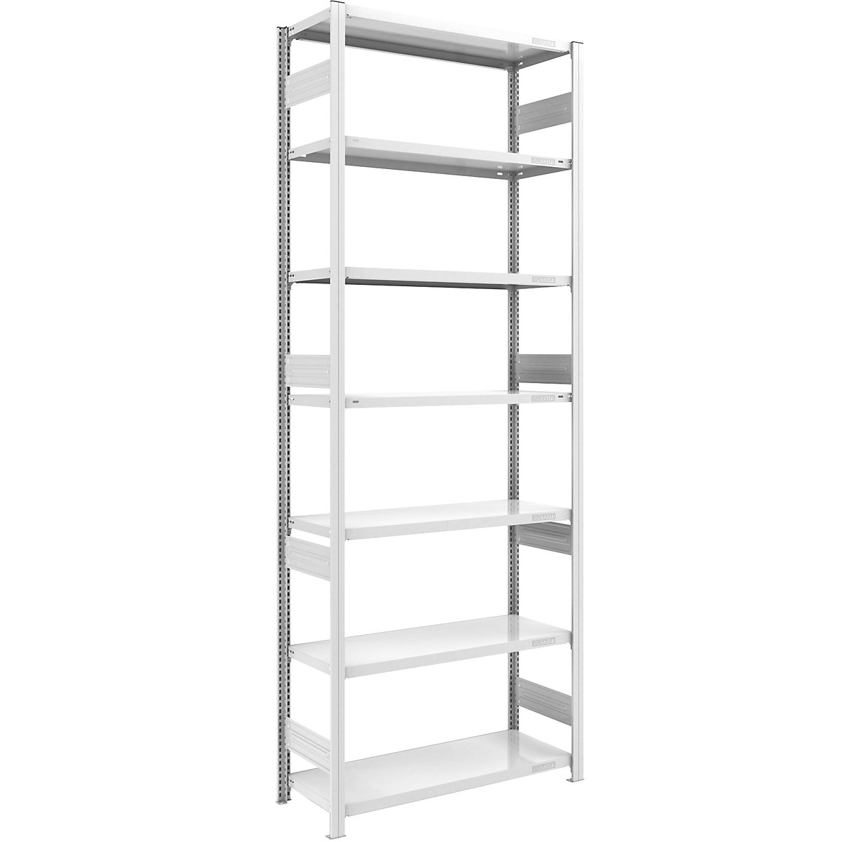 Zwaarlast-inhaakstelling – eurokraft pro, dubbelzijdig, h x b x d 3000 x 1000 x 500 mm, grijs, basisstelling-118