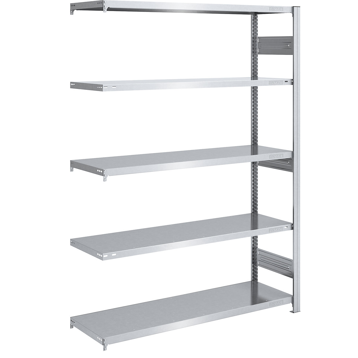 Zwaarlast-inhaakstelling – eurokraft pro, dubbelzijdig, h x b x d 2000 x 1300 x 500 mm, verzinkt, aanbouwstelling-74