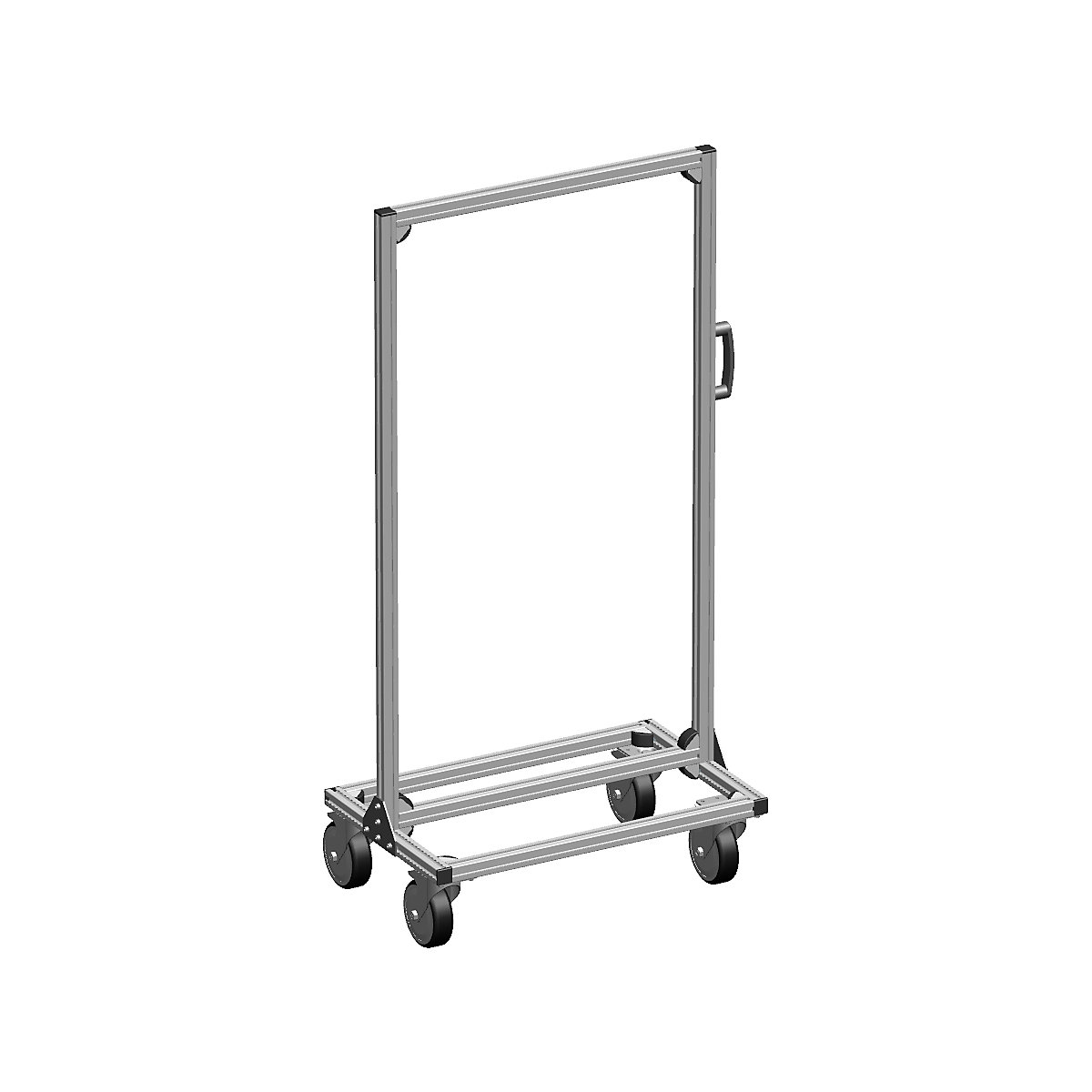 Verrijdbare aluminium stelling voor magazijnbakken (Productafbeelding 2)-1