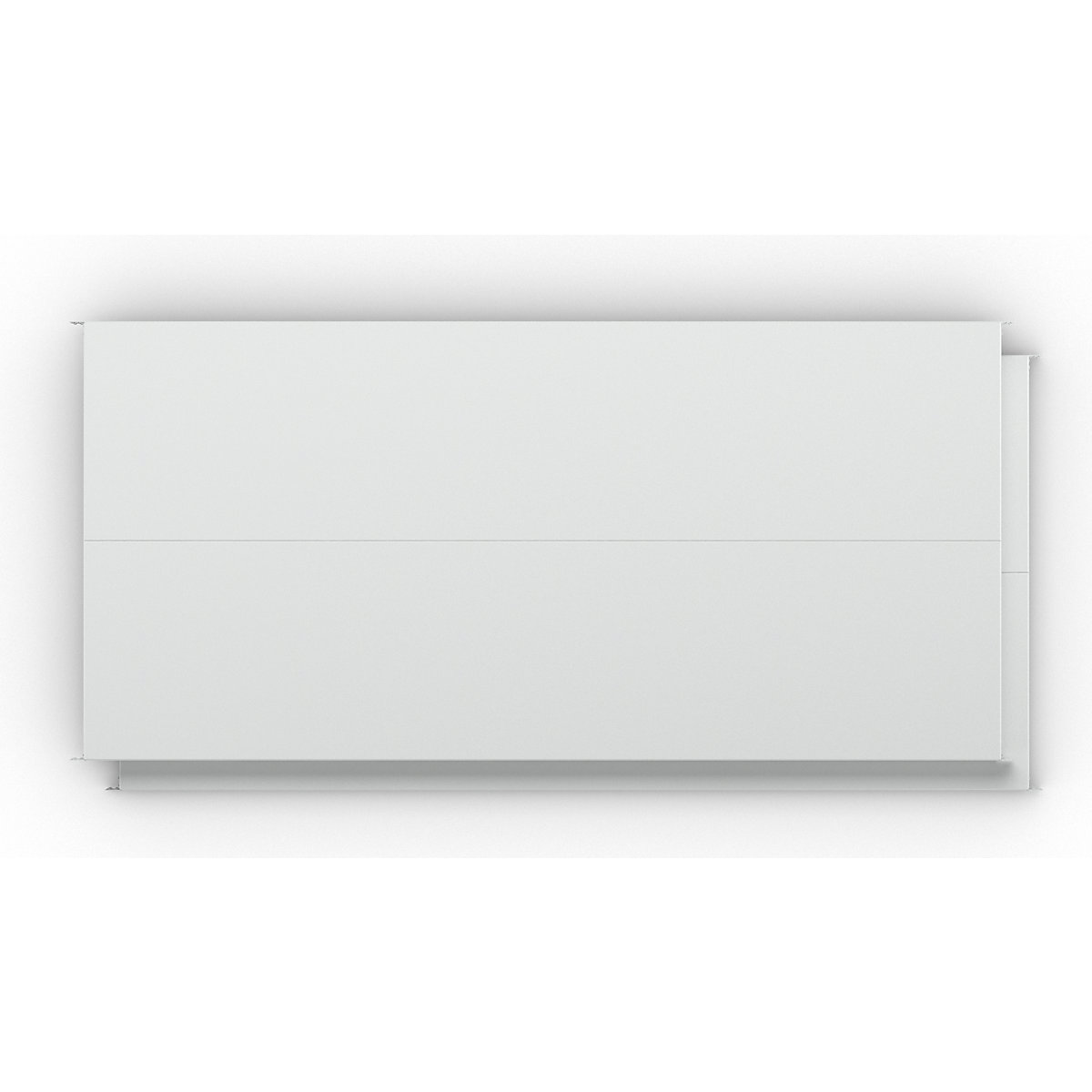 Plaatstalen legbord, VE = 2 stuks – eurokraft basic (Productafbeelding 2)-1