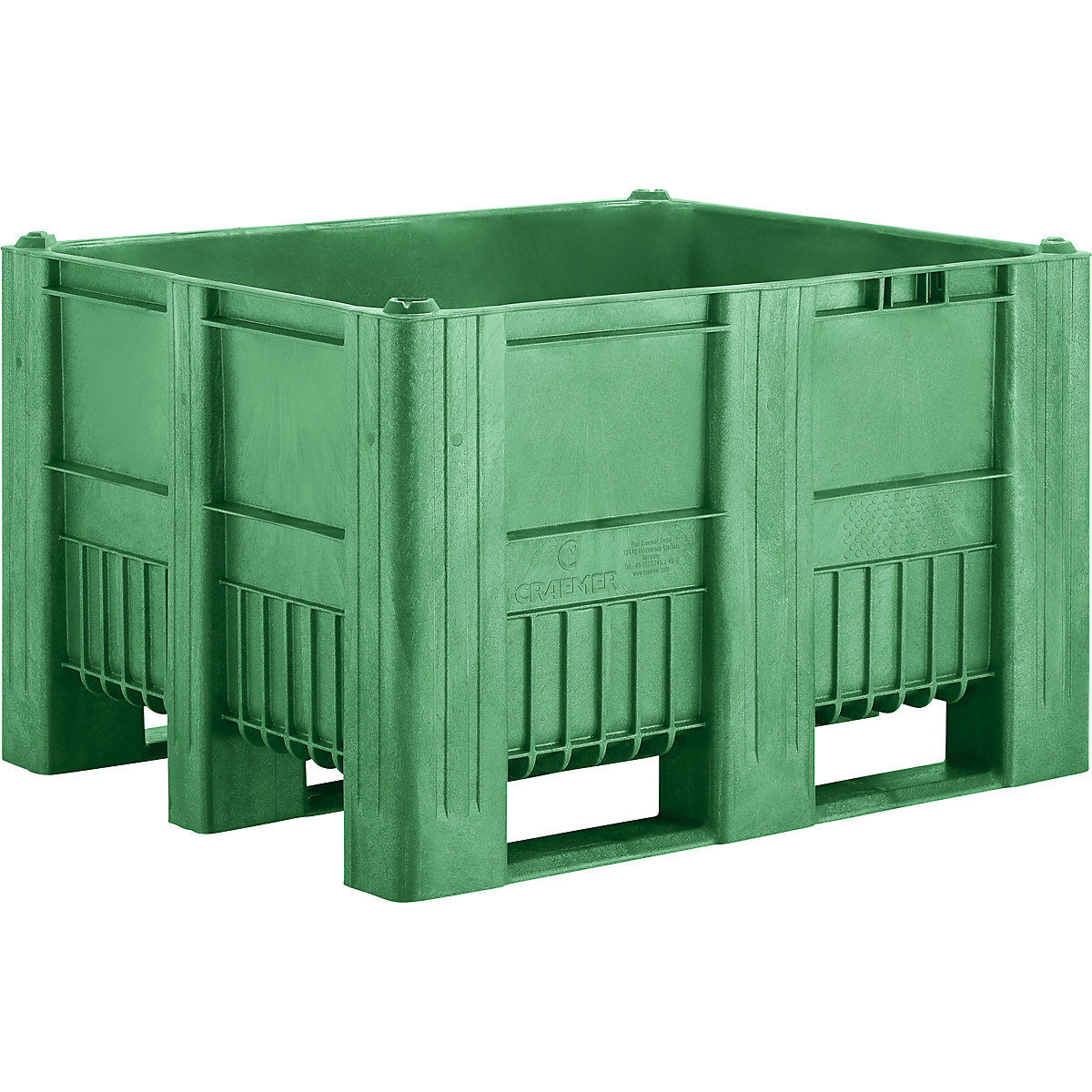 Palletbox, inhoud 610 l, groen-3