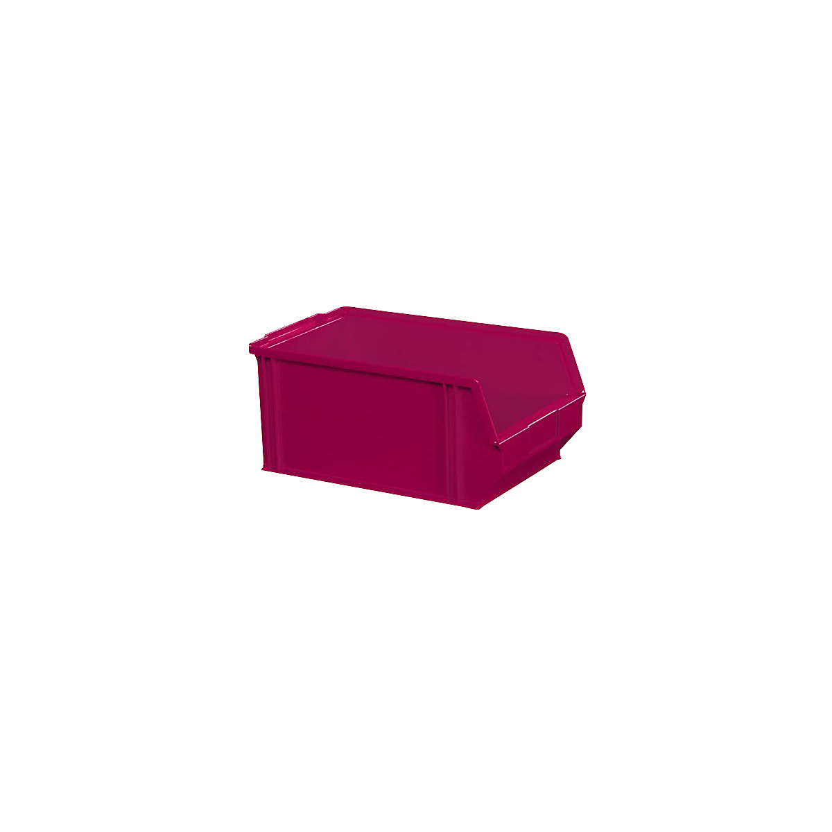 Magazijnbak van polystyrol, lengte = 350 mm, b x h = 209 x 150 mm, VE = 20 stuks, rood-14
