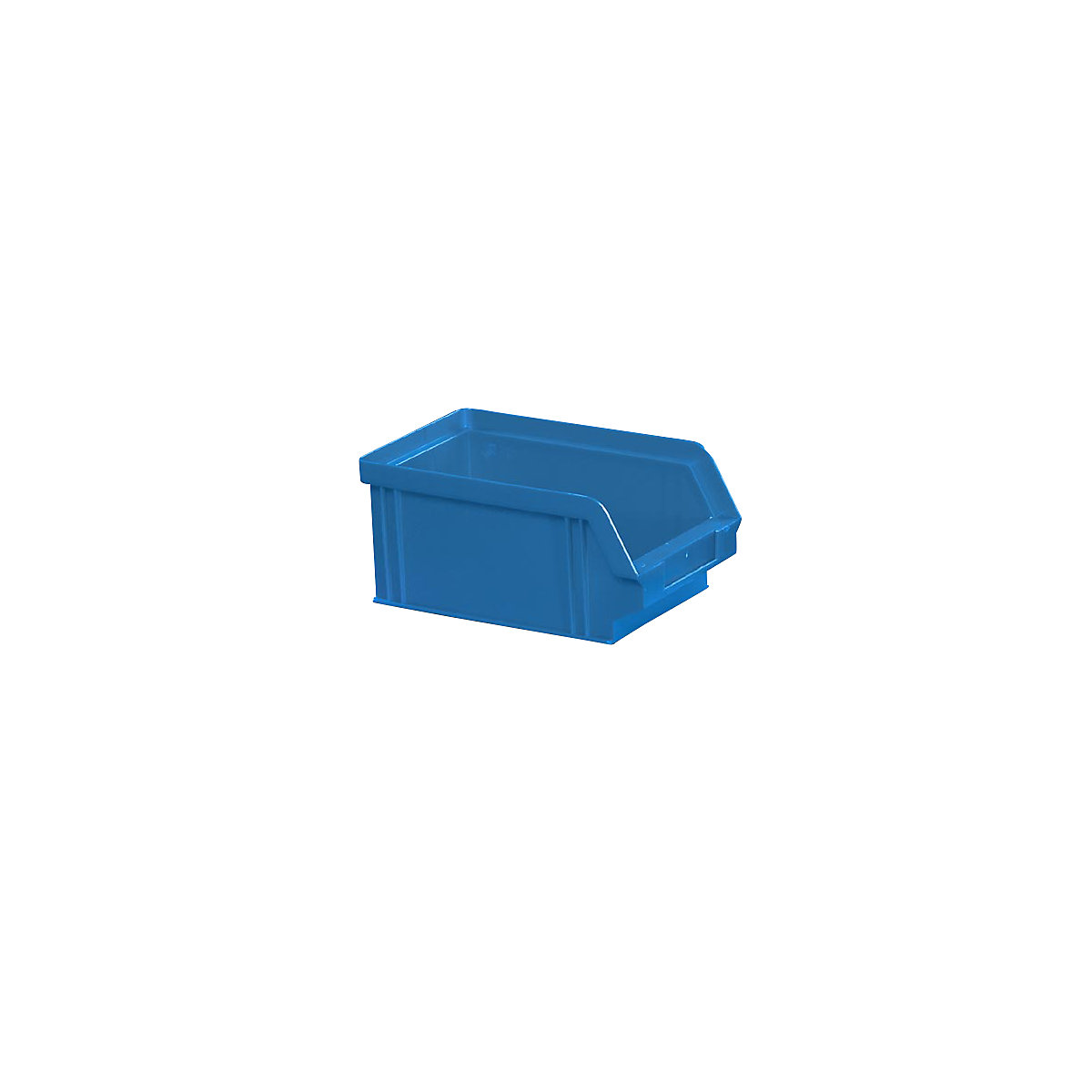Magazijnbak van polystyrol, l x b x h = 160 x 102 x 75 mm, VE = 32 stuks, blauw