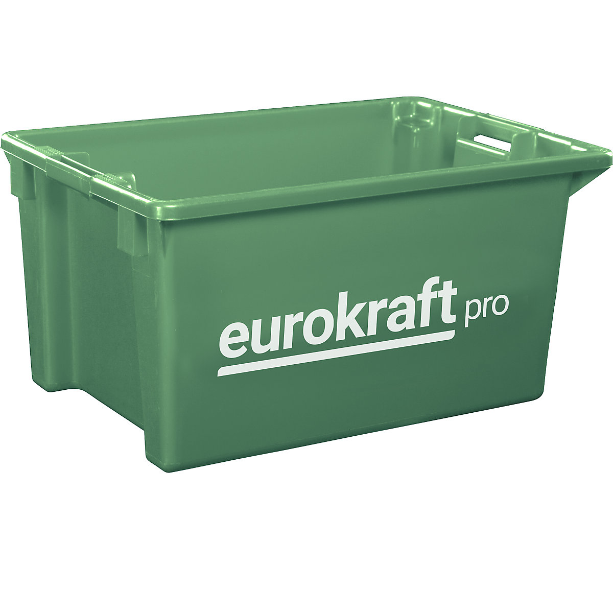 Nestbare stapelbak van polypropyleen, geschikt voor levensmiddelen &ndash; eurokraft pro