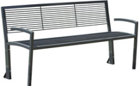 Metal bench