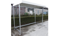 Shelter with bicycle hanger