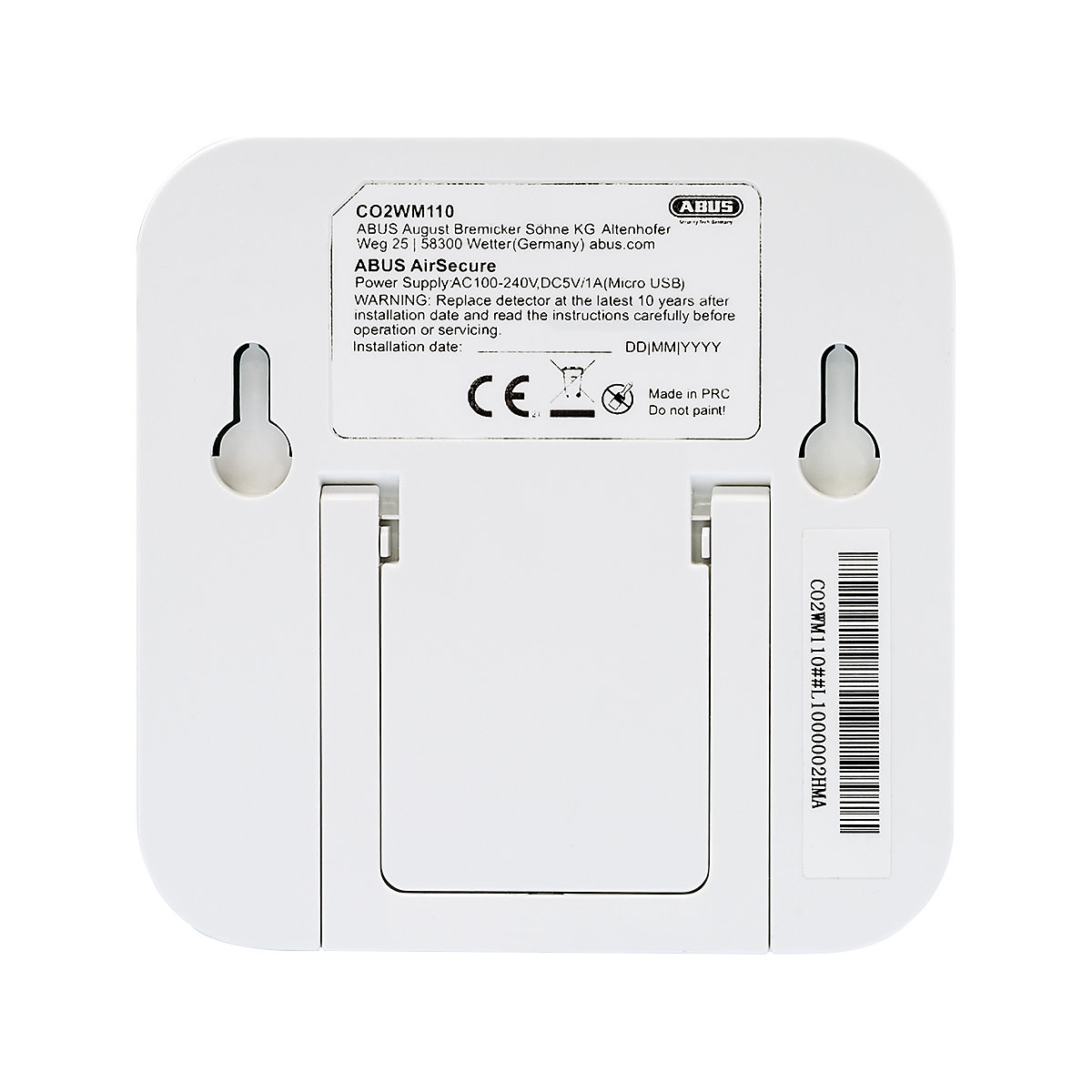 Détecteur de monoxyde de carbone AirSecure – ABUS (Illustration du produit 13)-12