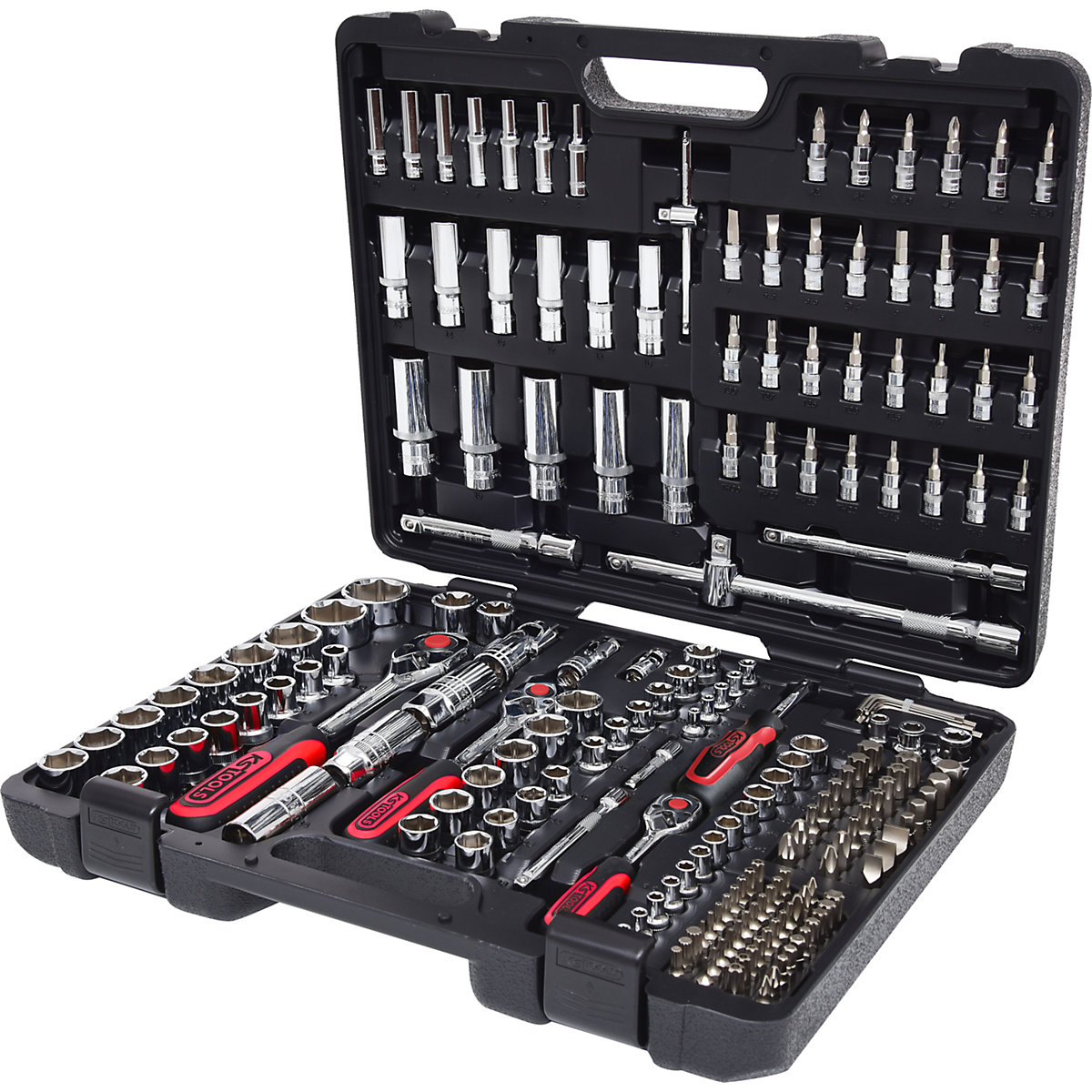 Jeu de clés à douilles CHROMEplus 1/4'&#x27; + 3/8&#x27;&#x27; + 1/2&#x27;&#x27; – KS Tools (Illustration du produit 4)-3
