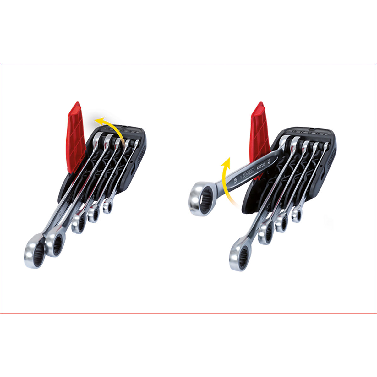 Jeu de clés mixtes à crans GEARplus – KS Tools (Illustration du produit 3)-2