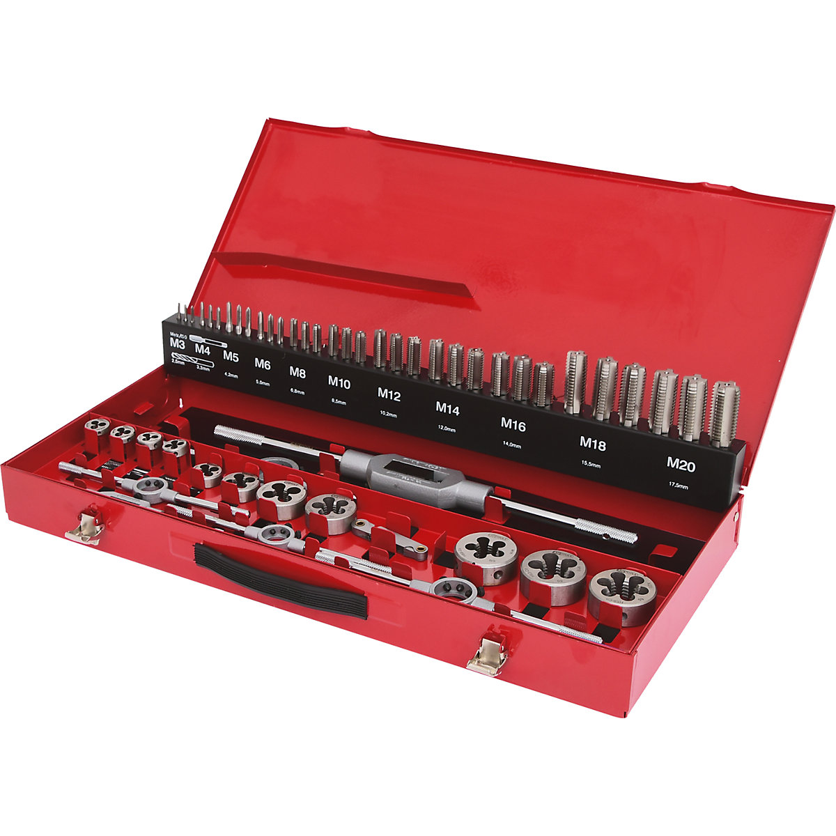 Jeu d'outils de taraudage HSS Co – KS Tools: 54 éléments
