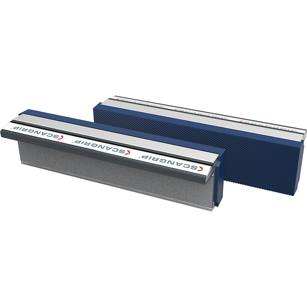 Mâchoires De Protection Pour étau 125mm - Aluminium Anodisé Avec Aimants, Prismes Pour Pièces Rondes