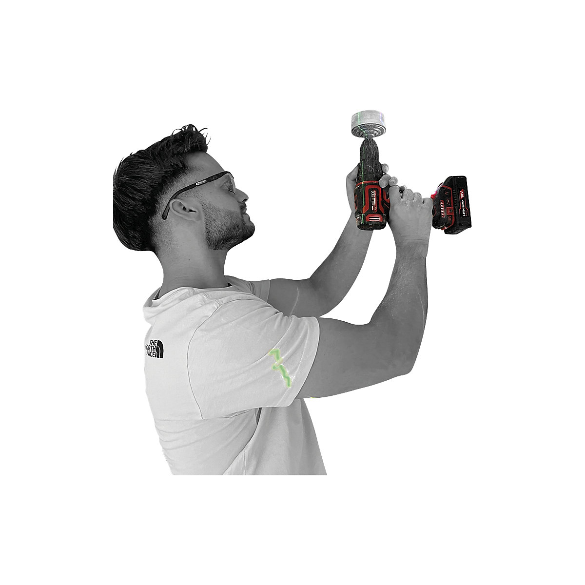 Kit perceuse-visseuse à percussion sans fil Brushless 4 pièces – KS Tools (Illustration du produit 7)-6