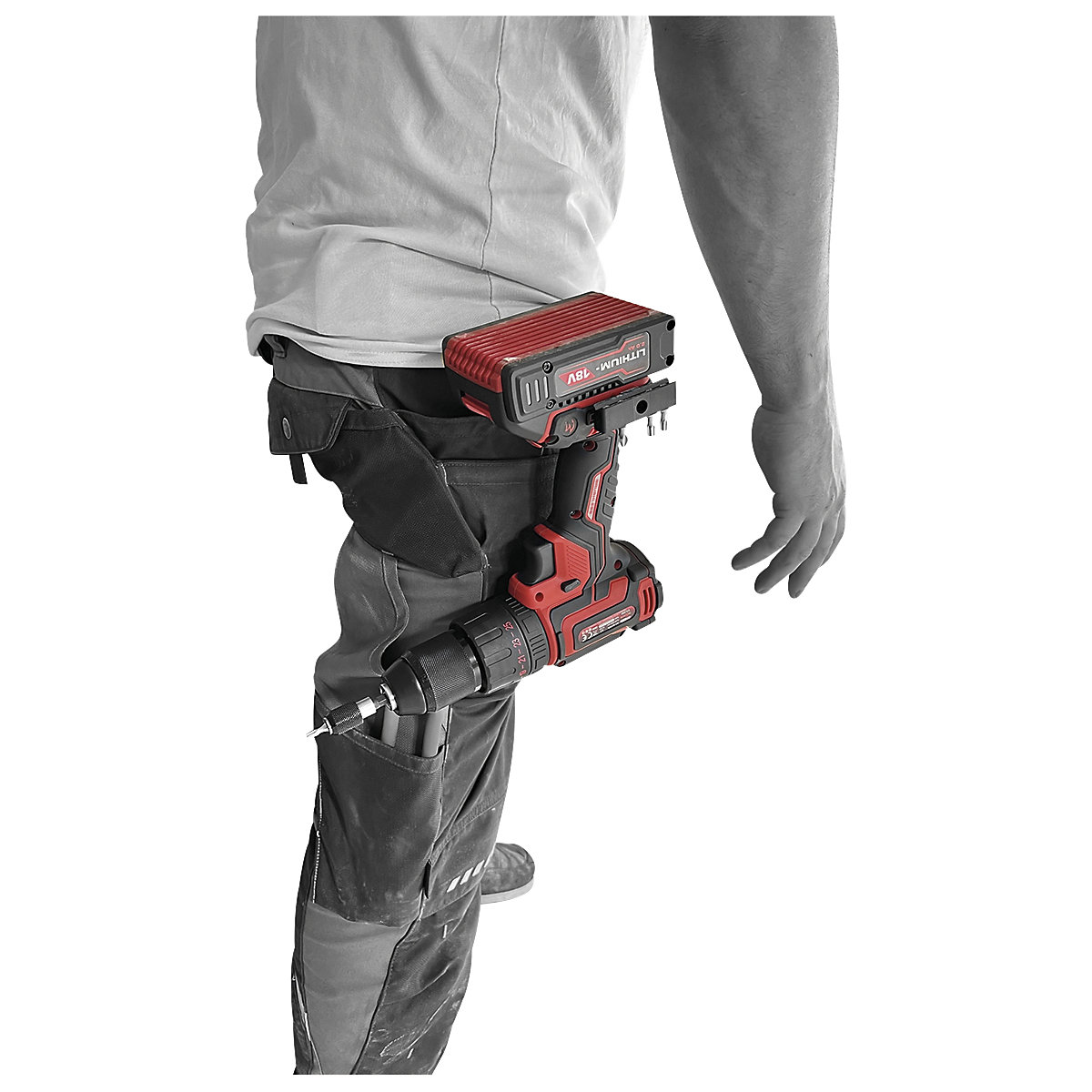 Perceuse-visseuse à percussion sans fil Brushless – KS Tools (Illustration du produit 6)-5
