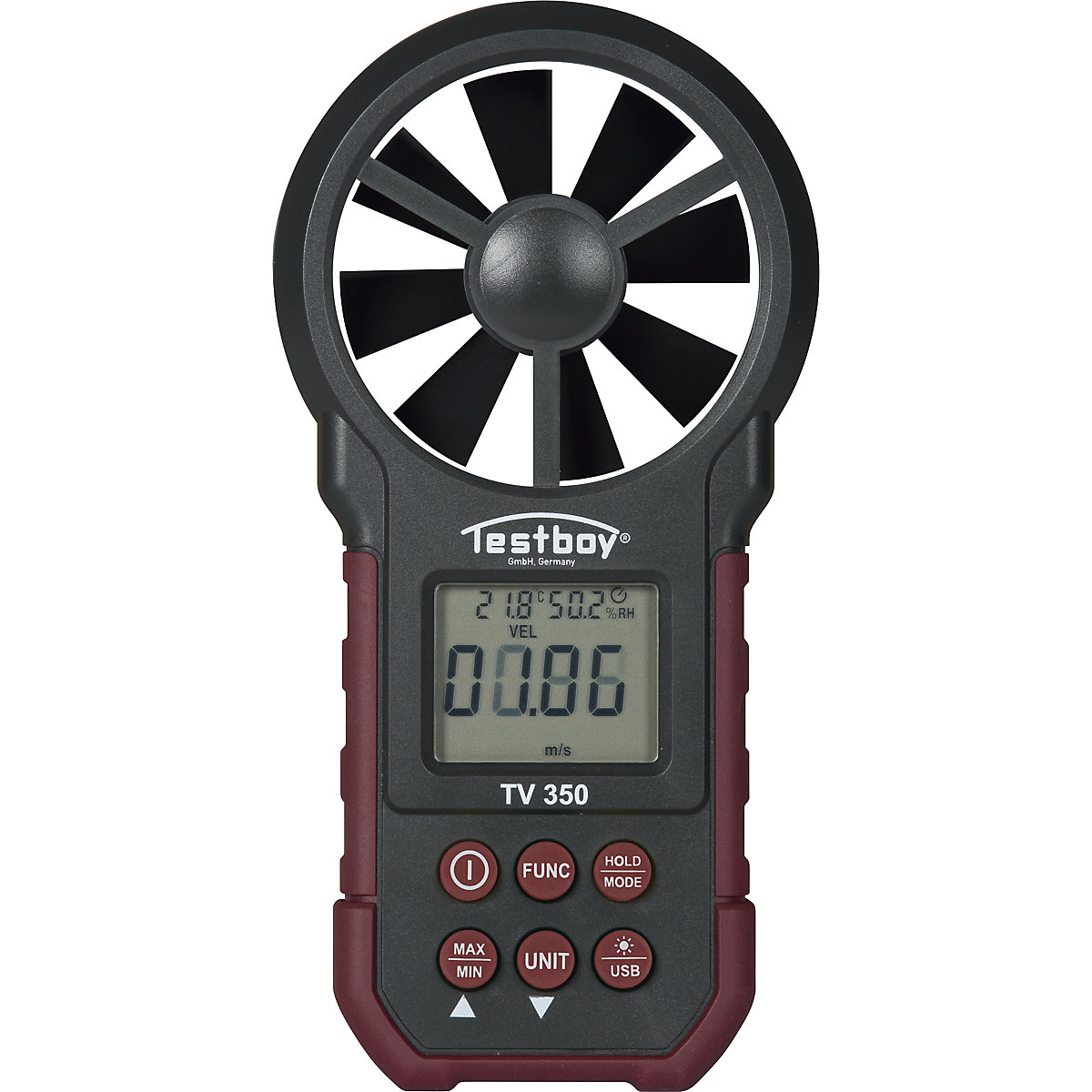 Anémomètre numérique h x l x p 38 x 165 x 85 mm FRANKEL