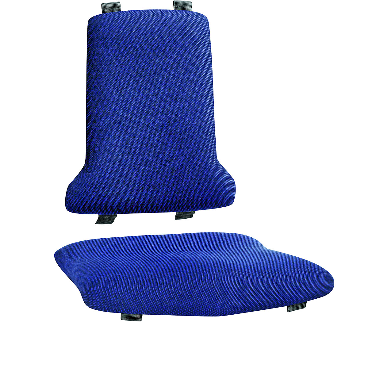 Čalounění – bimos, standardní provedení, vždy 1 čalounění pro sedák a 1 pro opěradlo, textilní čalounění, modrá-3