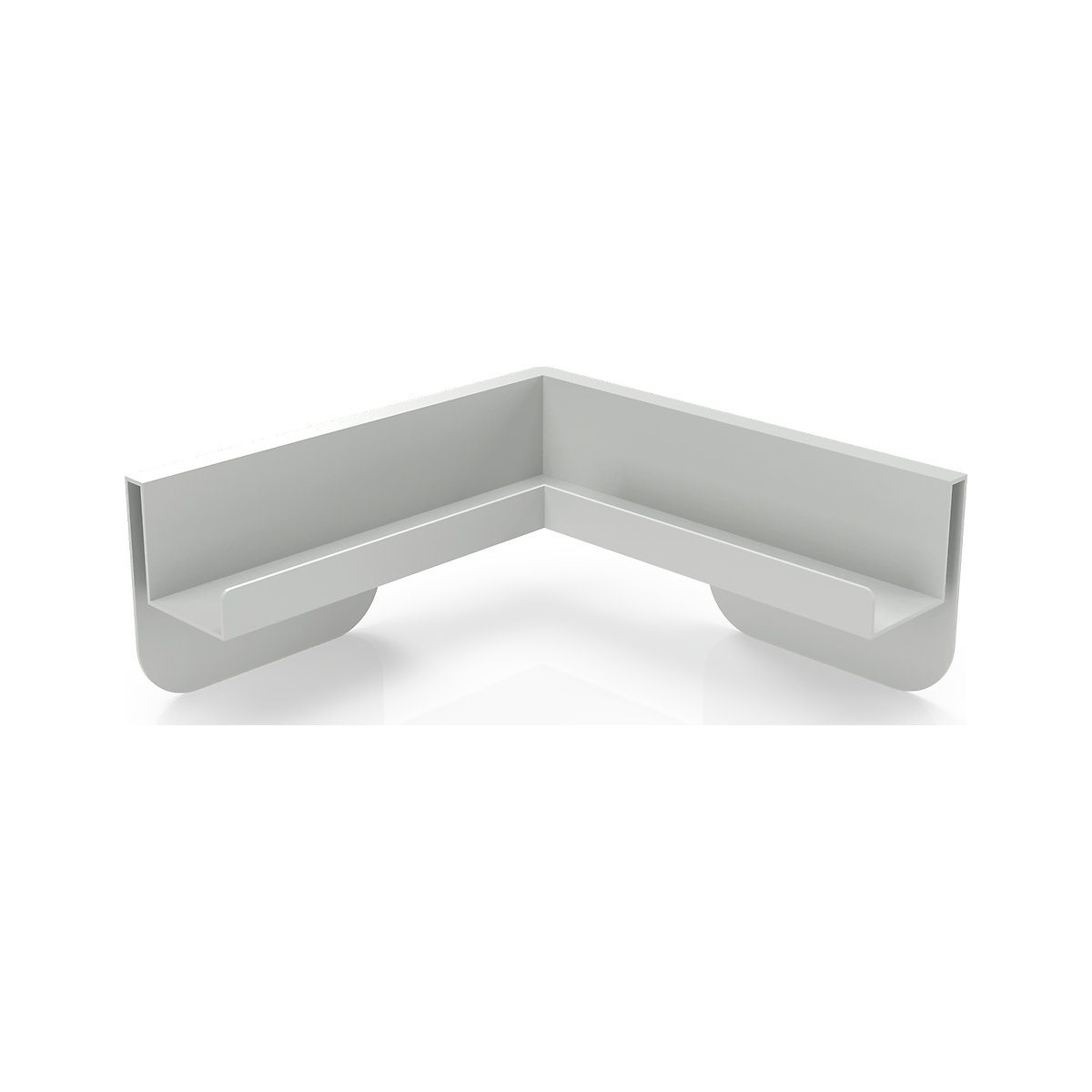 Rohová odkládací lišta pro Infinity Wall &ndash; magnetoplan