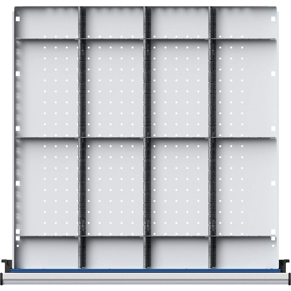 Dělicí plechy pro zásuvkové skříně – ANKE, pro šířku skříně 760 mm, pro výšku zásuvky 90 – 150 mm-3