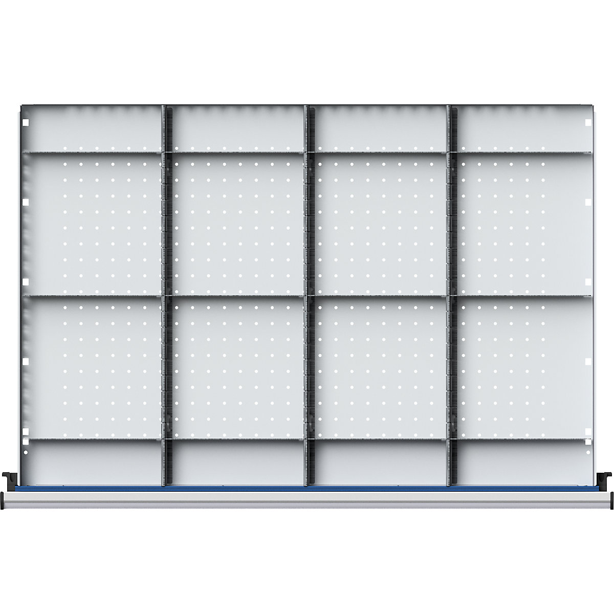 Dělicí plechy pro zásuvkové skříně – ANKE, pro šířku skříně 1060 mm, pro výšku zásuvky 90 – 150 mm-3