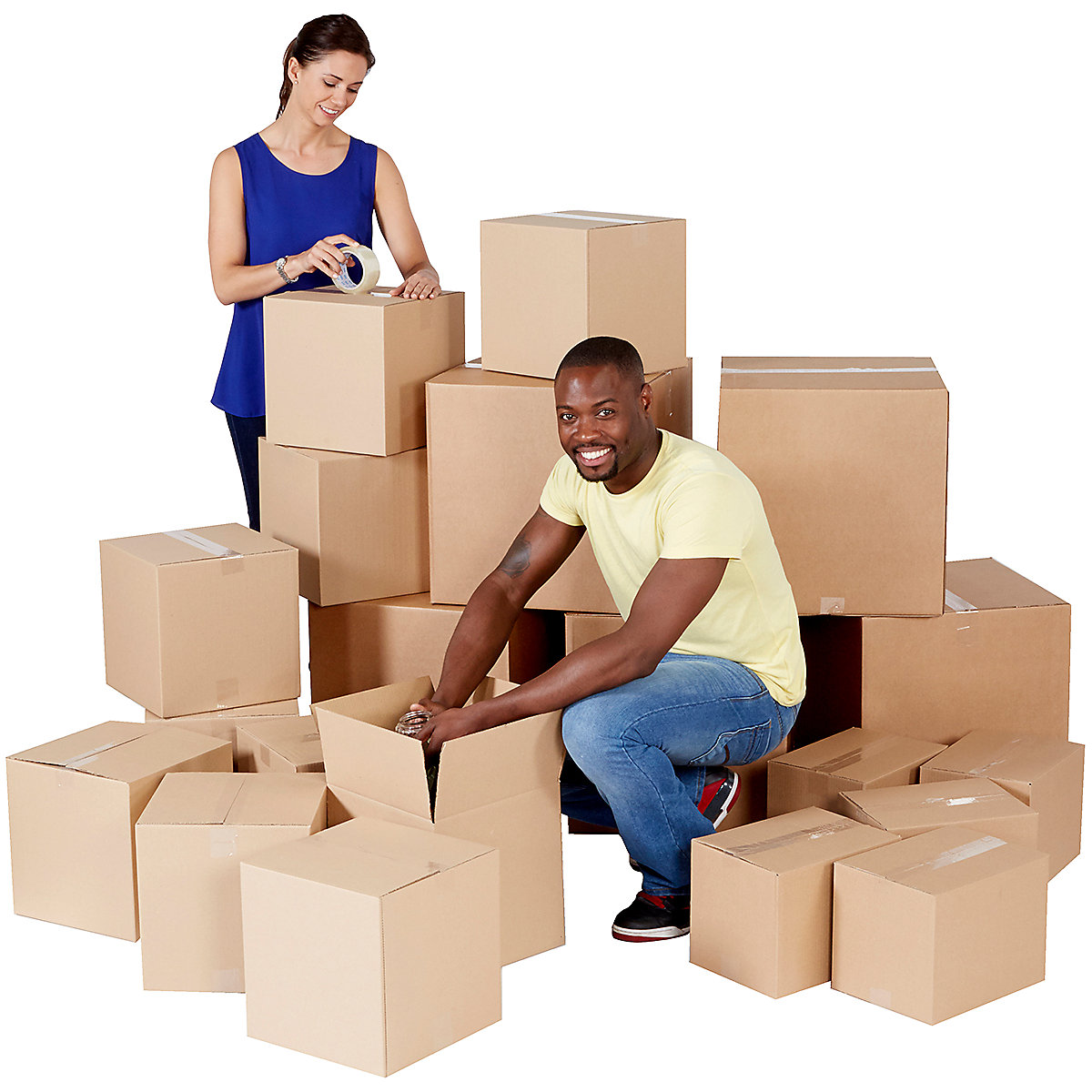 20 Box & Tape Moving Box Kit