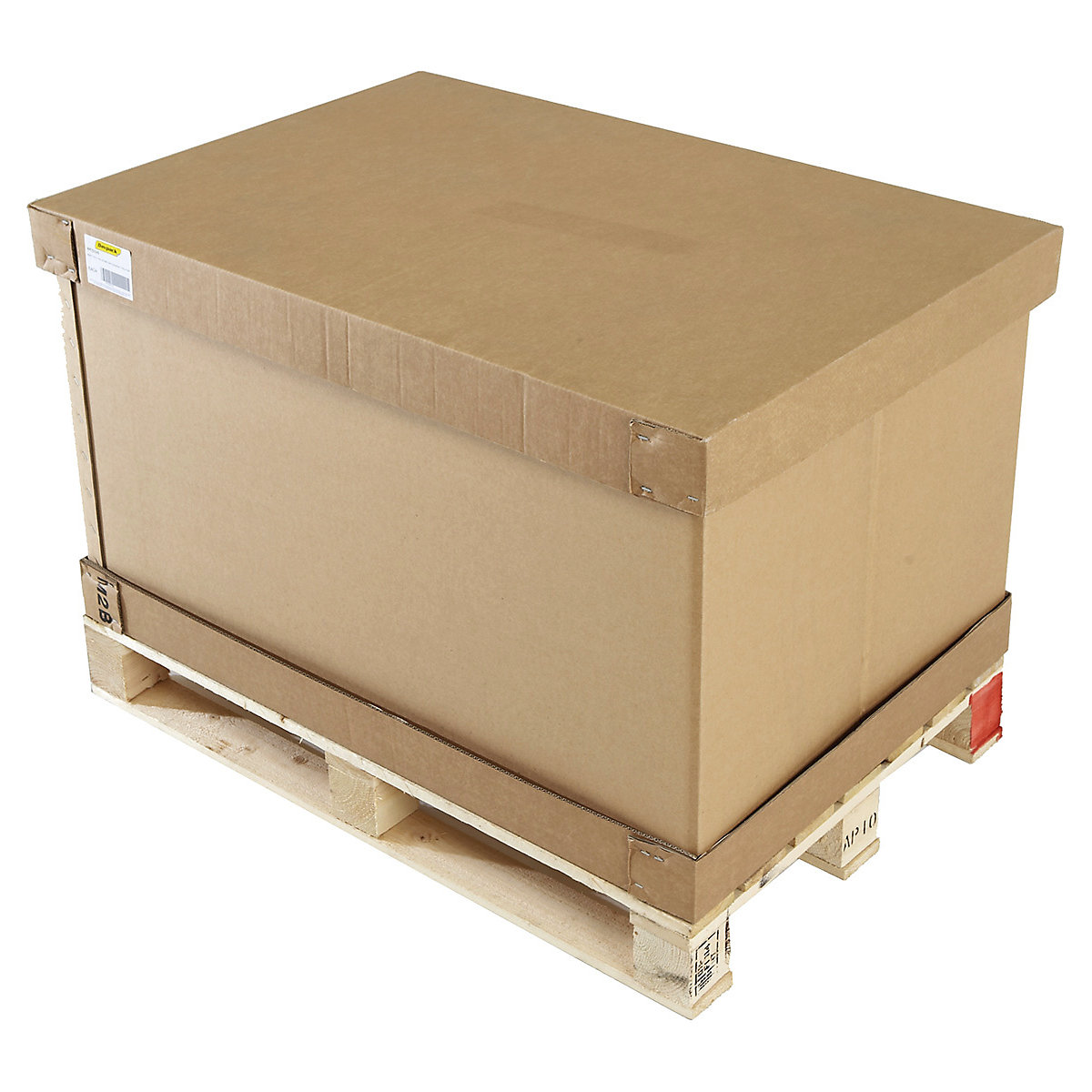 Cap & Sleeve Pallet Boxes for Shipping, Cap & Sleeve Pallet Boxes for Shipping, Palletised Cap & Sleeve Shipping Boxes Each | 760l x 580w x 680h mm | Pallet Size 1/2 Europa | Standard-1